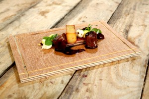Boeuf, foie gras et purée frite