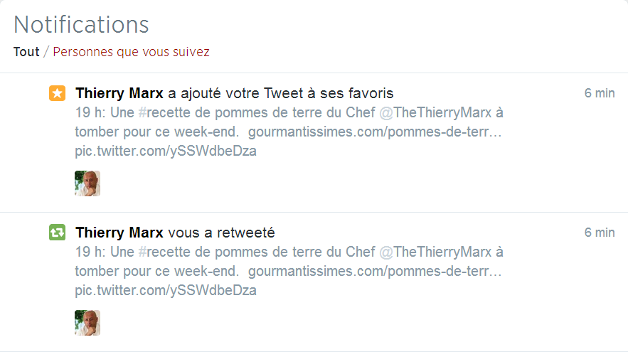 Twitter & Thierry Marx