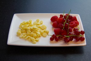 Fruits rouges et chocolat blanc