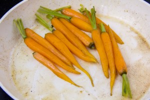 Cuire les mini carottes