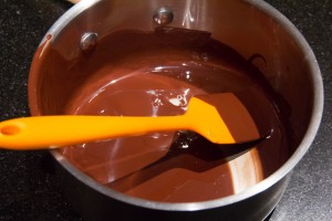 Préparez le glaçage au chocolat