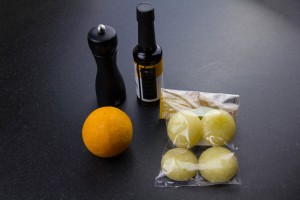 Ingrédients de la Sauce à l'orange