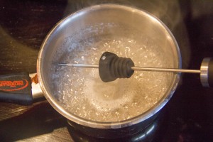 Cuire le sirop à 120°