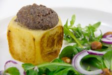 Soufflé de boudin noir à la pomme