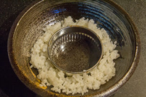 Dressez le riz