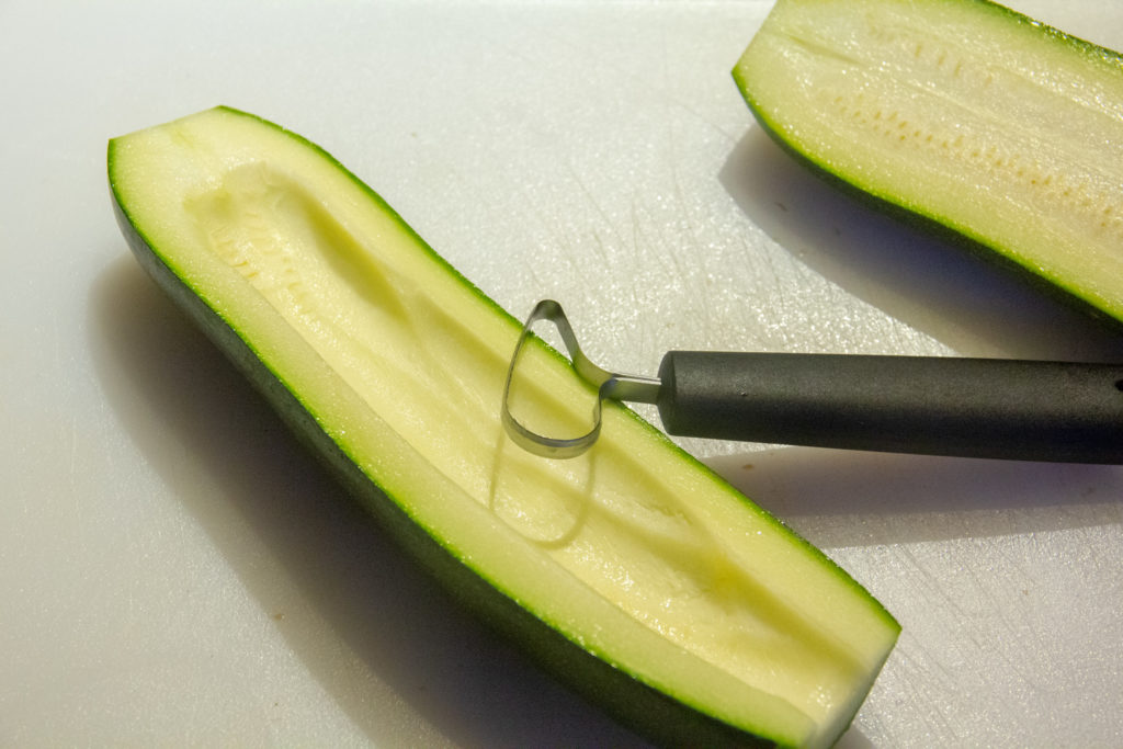 Soupe crémeuse courgette et chèvre, carotte au vadouvan (recette