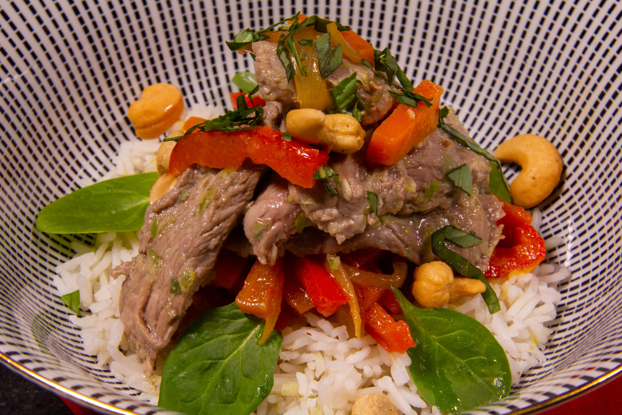 Bœuf asiatique et ses petits légumes (recette Thermomix) [les